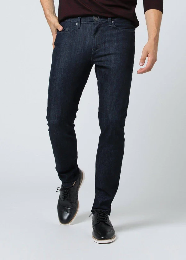 DUER Men's Performance Denim Slim Blue - Size 40 - 32, Rinse