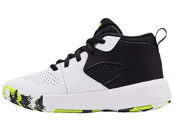 Under Armour PS Lockdown 5 - 11 Toddler White Basketball Medium