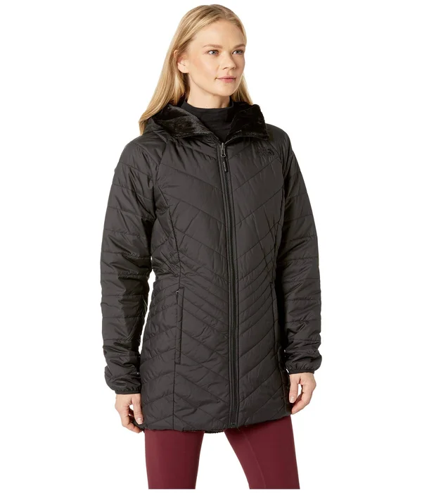 The North Face Women's Mossbud Insulated Reversible Parka: Black