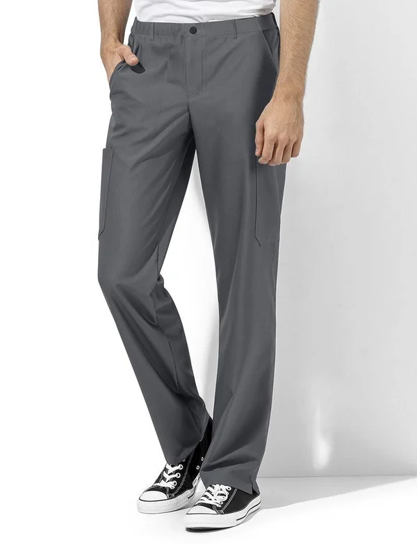 WonderWink WonderTECH Men's Cargo Scrub Pants - 3X - Ceil Blue