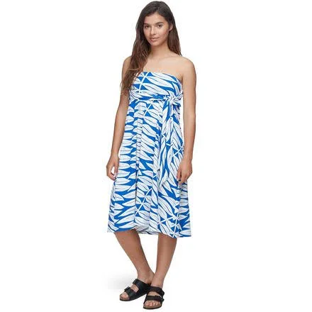 Patagonia Kamala Midi Skirt - Women's Eucalyptus Fronds/Bayou Blue, L