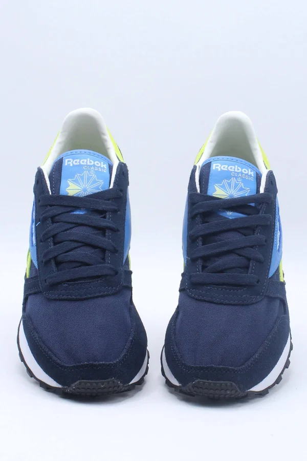 Reebok CL Leather AZ Sneaker - Women's - Navy/Blue/Green - Size 12