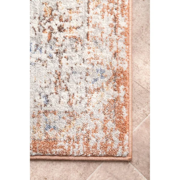 nuLOOM Rugs Vintage Kate Medallion Beige 6& 7x22 x 9& Area Rug