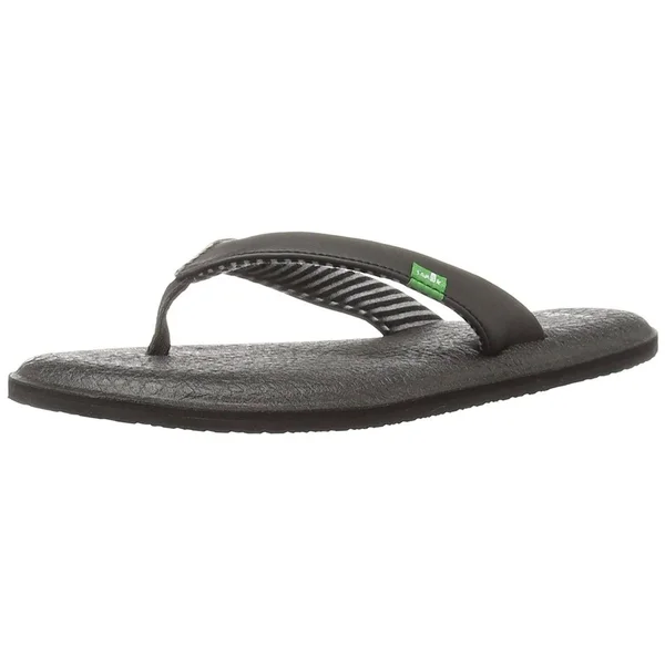Sanuk Women's Yoga Chakra Flip Flop 9, White