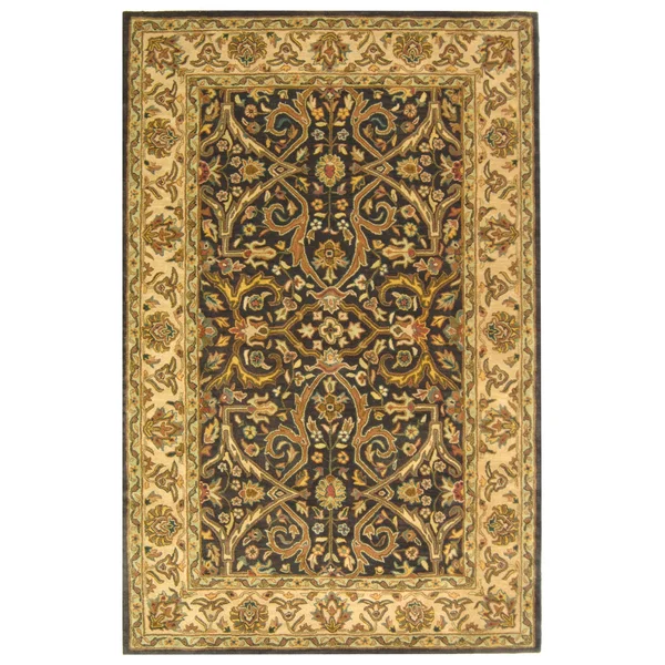 Safavieh Heritage HG644A Area Rug - Charcoal/Beige, Size: 5& x 8&