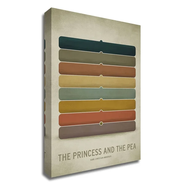 27x22 x 18x22 Princess Pea by Christian Jackson Print on Canvas
