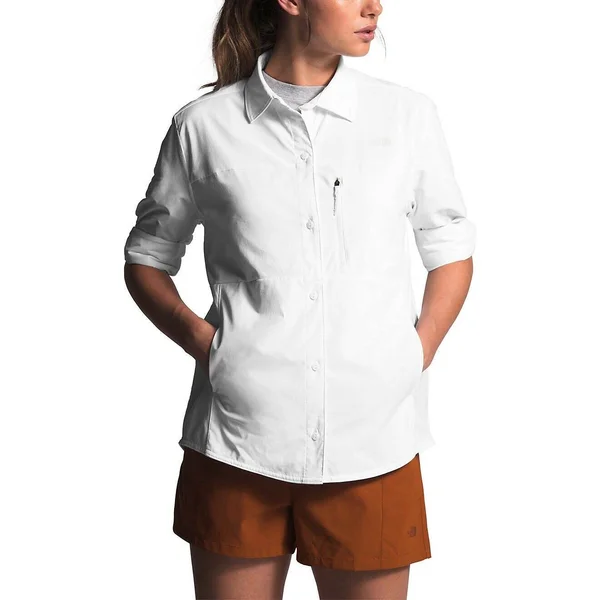 The North Face Women's Outdoor Trail Long Sleeve Shirt: White