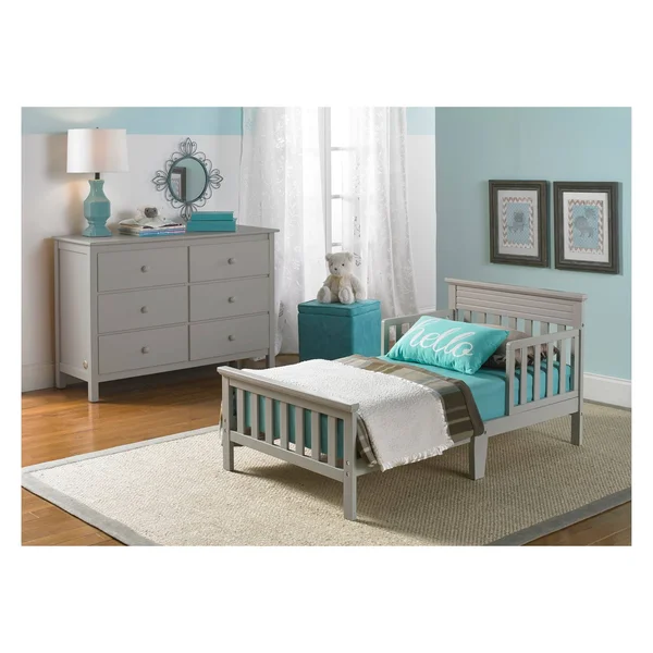 Fisher Price Newbury Misty Grey Toddler Bed