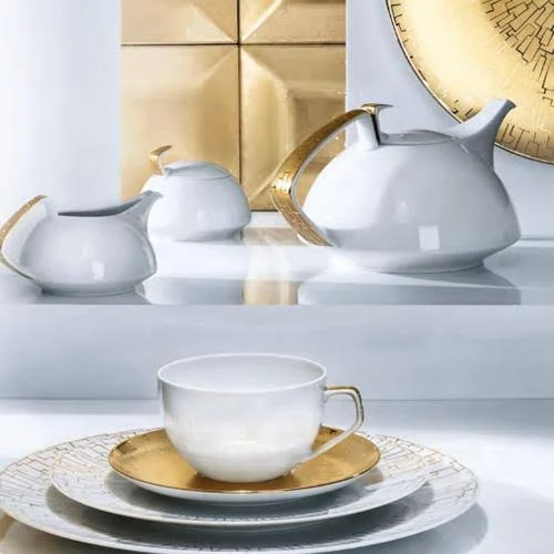 Rosenthal Tac 02 Skin Gold Salad/Dessert Plate
