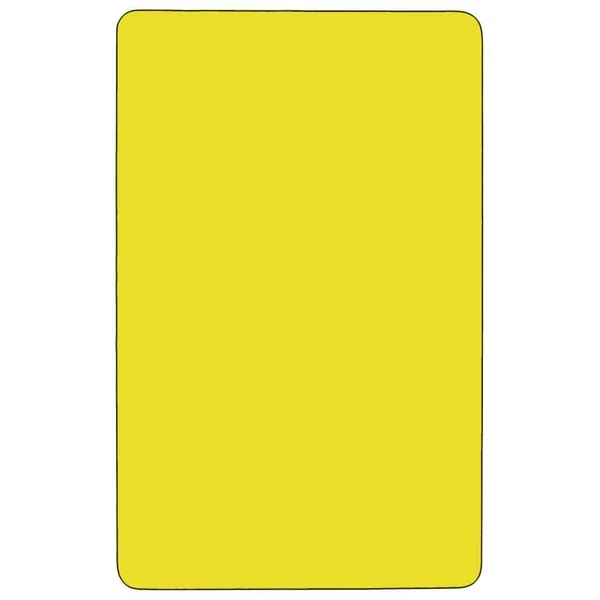 Flash Furniture 30&&w x 72&&l Rectangular Red HP Laminate Activity Table