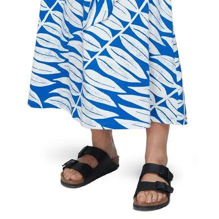 Patagonia Kamala Midi Skirt - Women's Eucalyptus Fronds/Bayou Blue, L