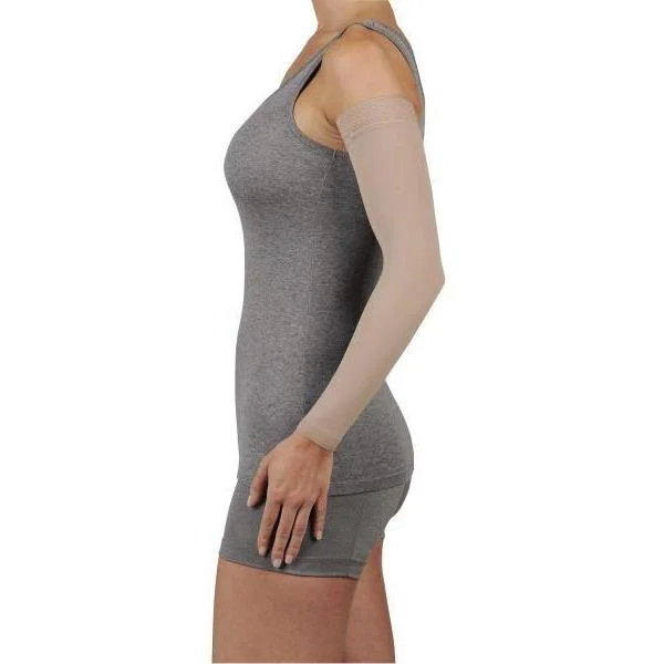 Juzo 2001CGRSB53 II 20-30mmHg Soft Sleeve Regular - Silicone Chocolate