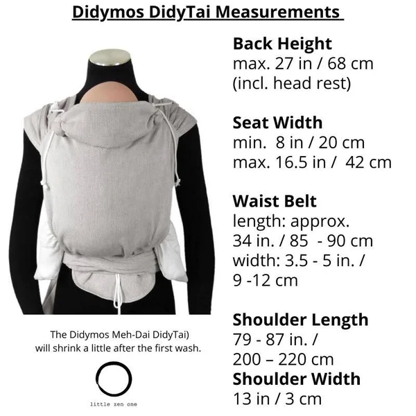 Didymos Meh Dai DidyTai Lisca Grigio