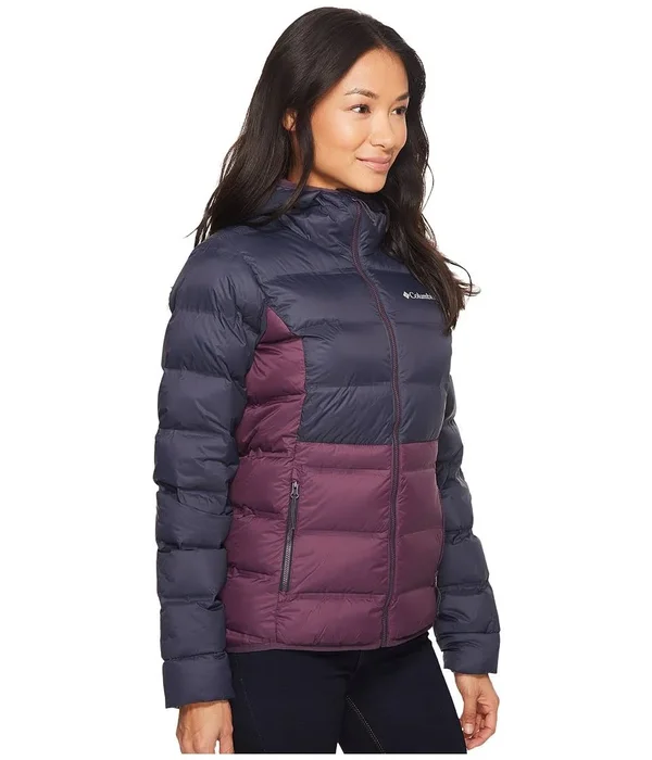 Columbia Explorer Falls Hooded Down Jacket - Women's Dusty Purple/India Ink, Xs