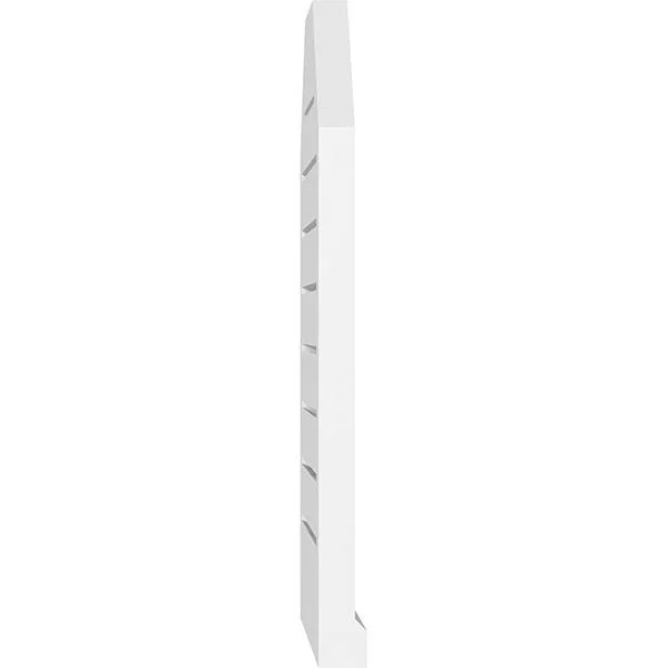 Ekena Millwork GVPOT30X4003SF 30x22W x 40x22H Octagonal Top Surface Mount PVC Gable Vent: Functional - w/ 2x22W x 2x22P Brickmoul