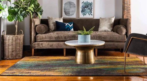 Lilly Jardin Rug 7x10 - Turquoise