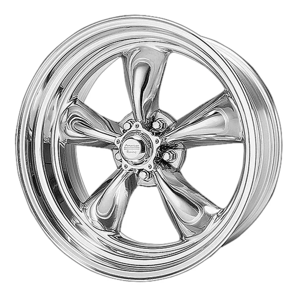American Racing Torq THRUST II 15x6 5x120.65 Polished (-6 mm)