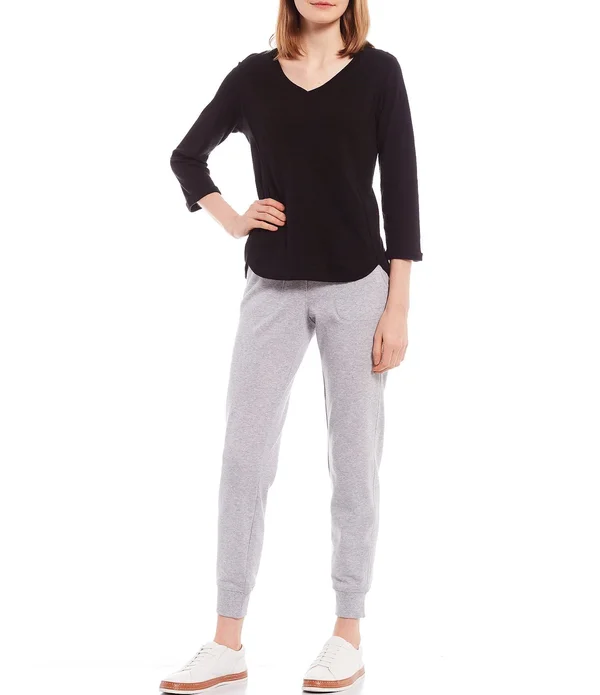 Calvin Klein Performance Pull-On Terry Joggers, Womens, L, Secret