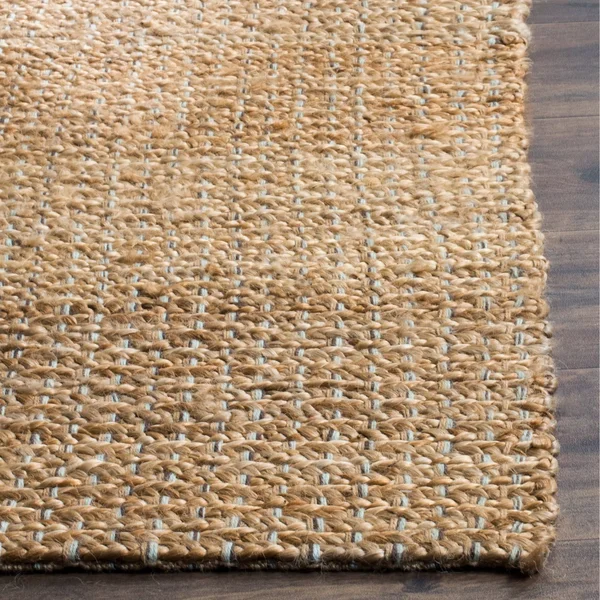 Safavieh Natural Fiber Light Blue & Natural 2&-6x22 x 12& Rug