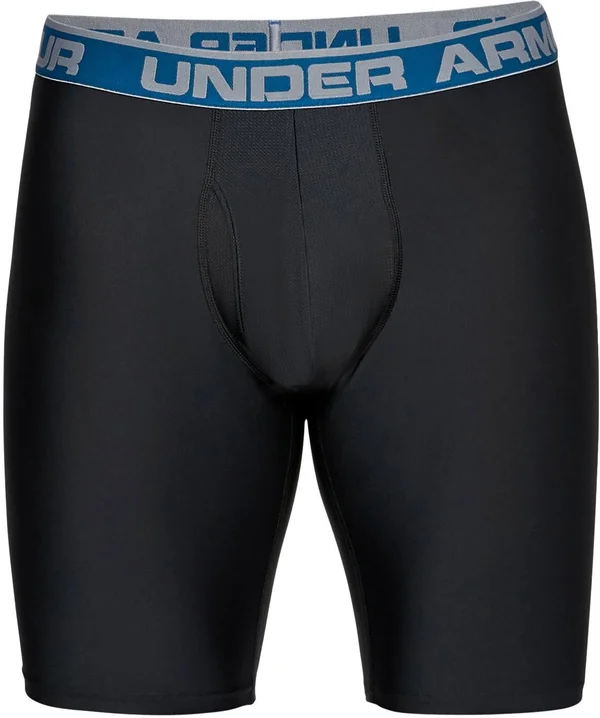 Under Armour OSeries 9in Boxerjock 2pk Black - Black 4XL