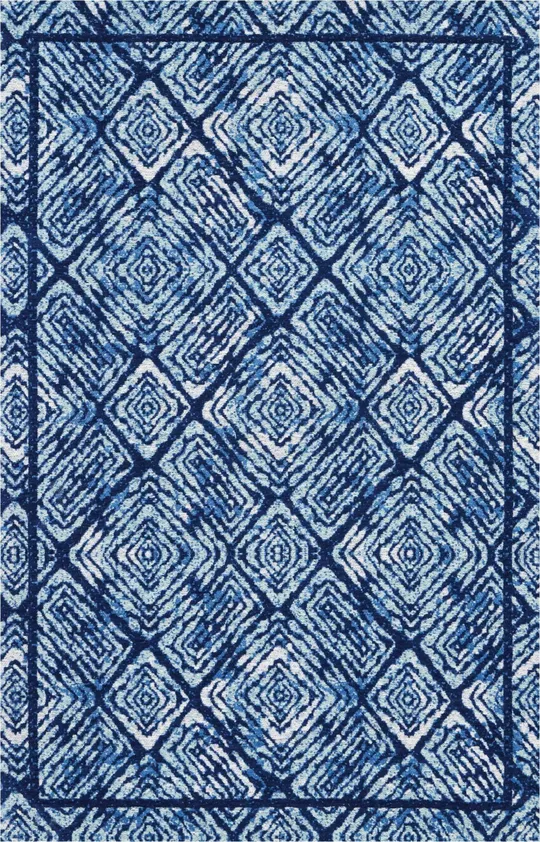 Studio NYC Organic Modern OM002 Area Rug 3&9x22 x 5&9x22 - Ocean