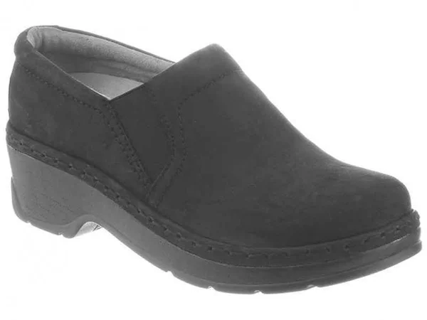 Klogs Footwear Naples - Women's Slip Resistant Clog - Black Oil 9 Wide