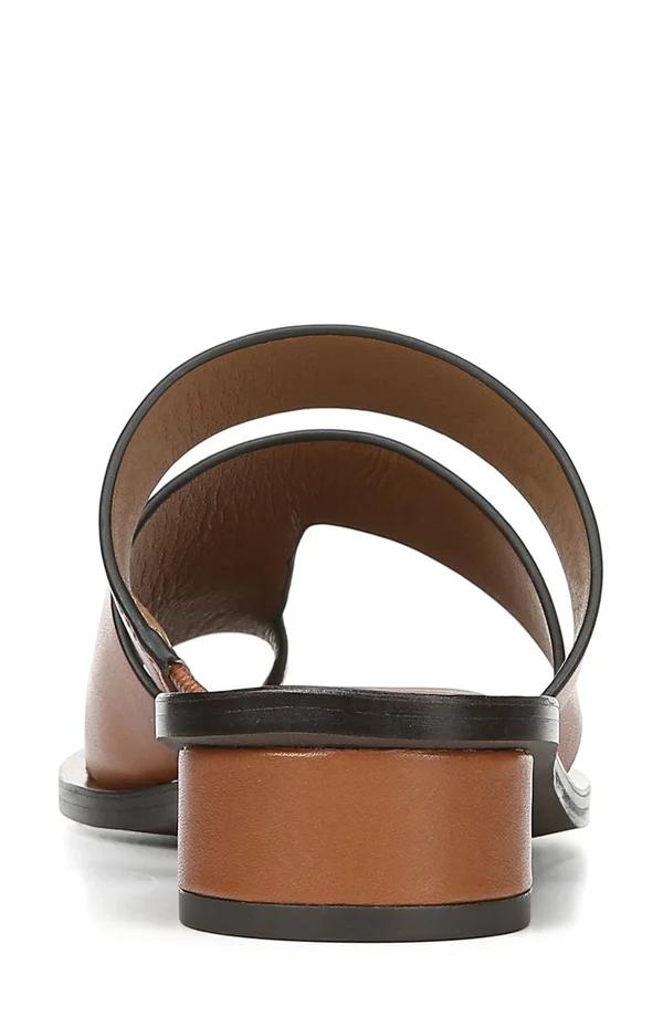 Sarto by Franco Sarto Women's Trixie Slide Sandal - Size: 5, Brown Vachetta Leather