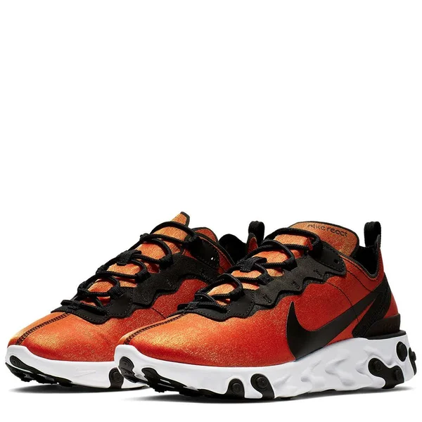 Nike React Element 55 Black Tour Yellow Size 8