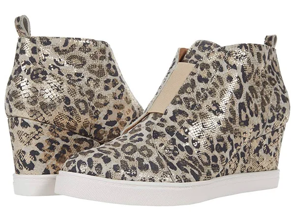 Women's Linea Paolo Felicia III Wedge Sneaker, Size 6.5 M - Black
