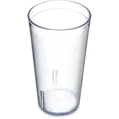 16 oz. Plastic Drinking Glass (Set of 12) Carlisle Food Service Products Color: Clear