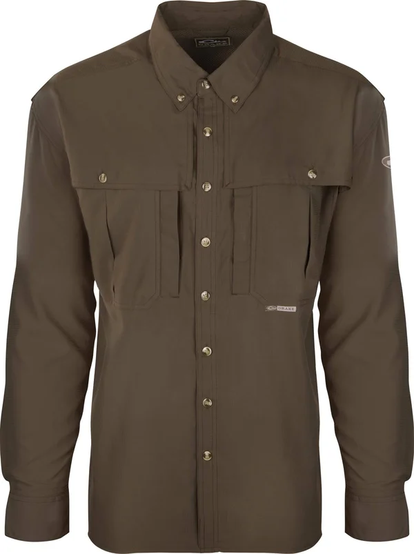 Drake Men's Long Sleeve Flyweight Wingshooter's Shirts
