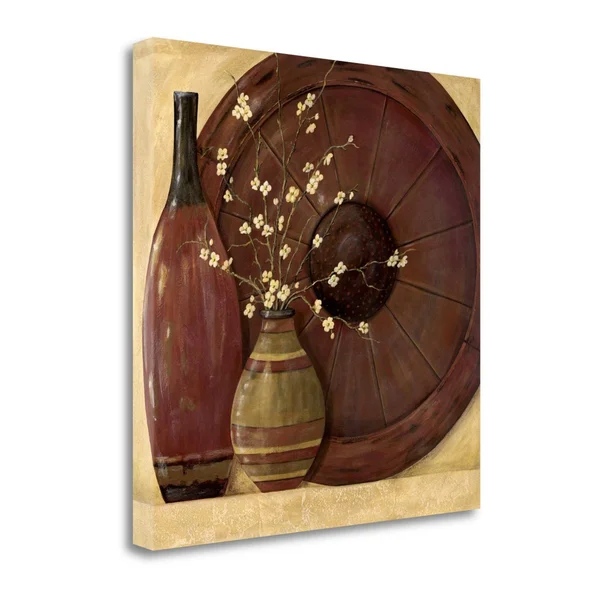 Tangletown Fine Art 'Harvest Harmony I' by Jo Moulton Painting Print on Wrapped Canvas
