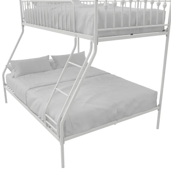 Novogratz Bushwick Metal Bunk Bed - Twin/Full - White
