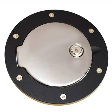 All Sales 6053PL Race Style Billet Fuel Door Trim