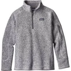 Patagonia Better Sweater 1/4 Zip Girls& - Birch White - X-Small