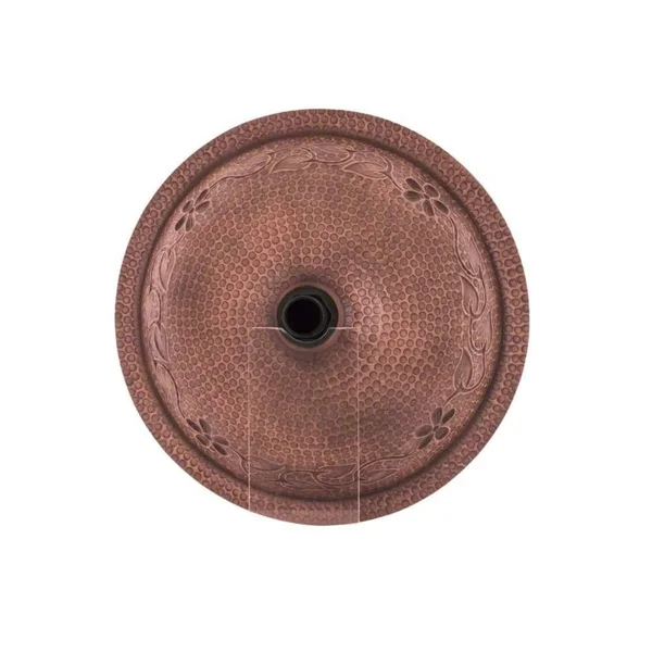Polaris Sinks P329 Single Bowl Bathroom Sink Copper