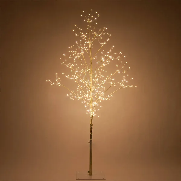4& Gold Fairy Light Tree - Warm White LED Lights