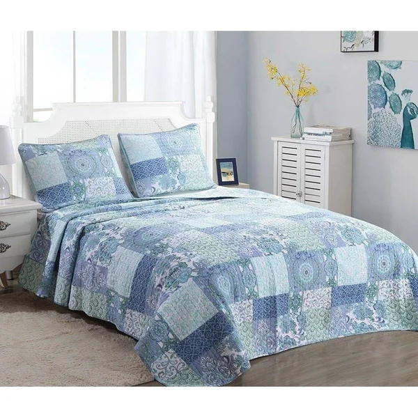 Porch & den Lehman Cotton 3-Piece Quilt Set - Queen