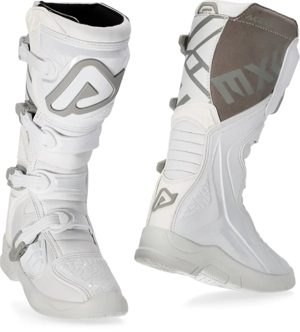 Acerbis X-Team Motocross Boots - White, Size 47