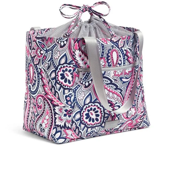 Vera Bradley Recycled Lighten Up Reactive Drawstring Family Tote Bag