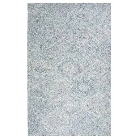 Gracie Oaks Marsh Hand-Tufted Blue Area Rug - Size: Rectangle 9& x 12&