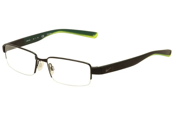 Nike 8165 Mens Eyeglasses 001 Black/Crystal Volt