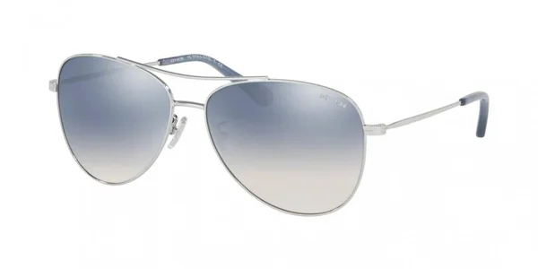 Coach HC7079 L1013 Metal Sunglasses, 93222L Light Gold