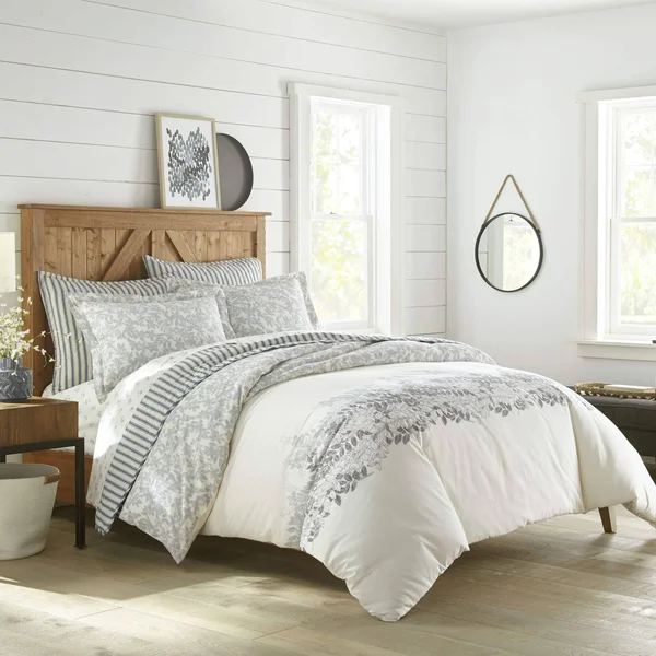 Stone Cottage Briar Duvet Cover Set Blue King