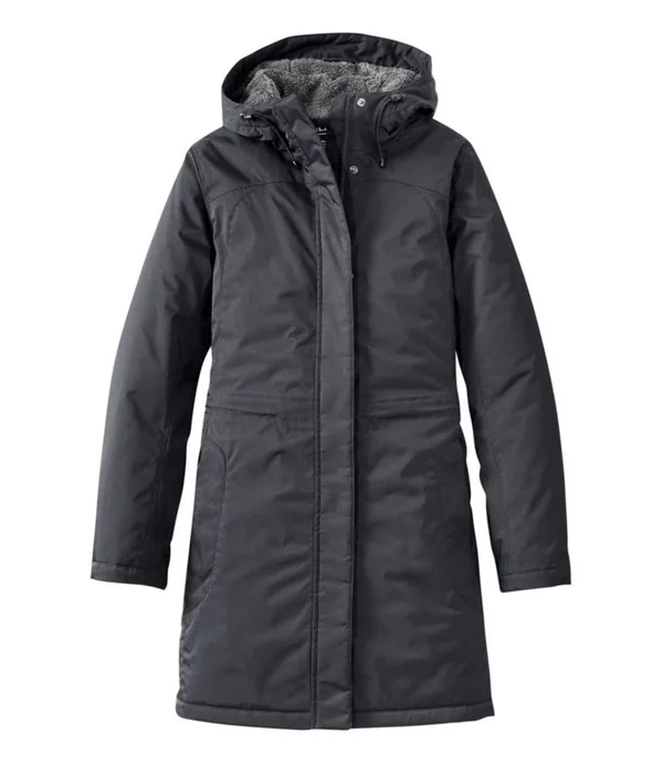 Women's Plus Size Winter Warmer Coat Gray 2x, L.L.Bean