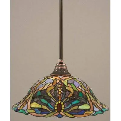 Red Barrel Studio Molina Stem Pendant with Hang Straight Swivel - Clear