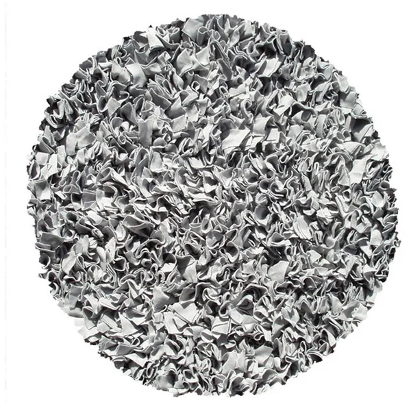 The Rug Market Shaggy Raggy Rug - Silver
