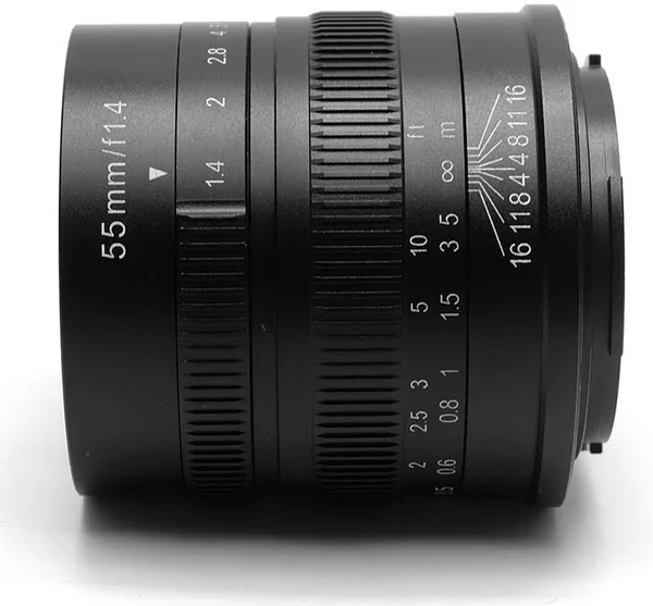 7artisans 55mm f/1.4 Manual Fixed Lens (Black) for Sony E-Mount