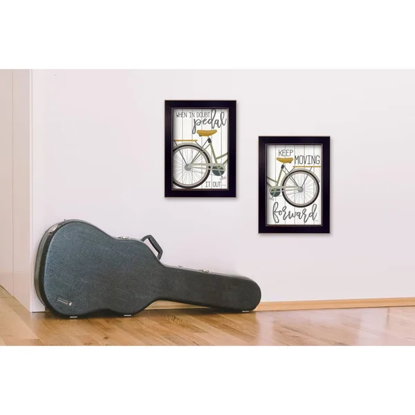 TrendyDecor4U Pedal It Out 2-Piece Vignette by Marla Rae Wall Art V413-779SG