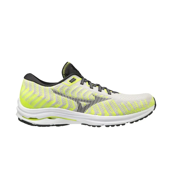 Mizuno Men's Wave Rider 24 Waveknit Nimbus Cloud-Phantom, 12.5